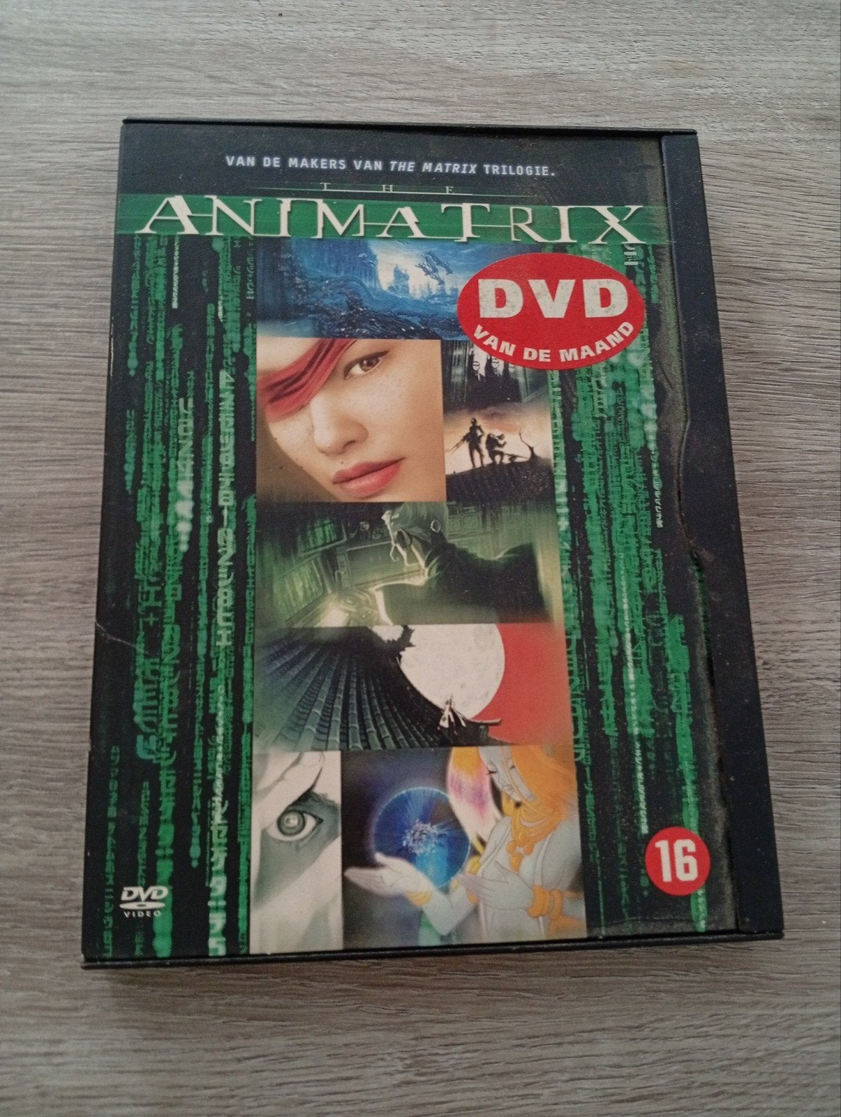 Animatrix DVD - Van de makers van The Matrix Trilogie, Vanaf 16 jaar, Ophalen of Verzenden, Gebruikt, Overige genres