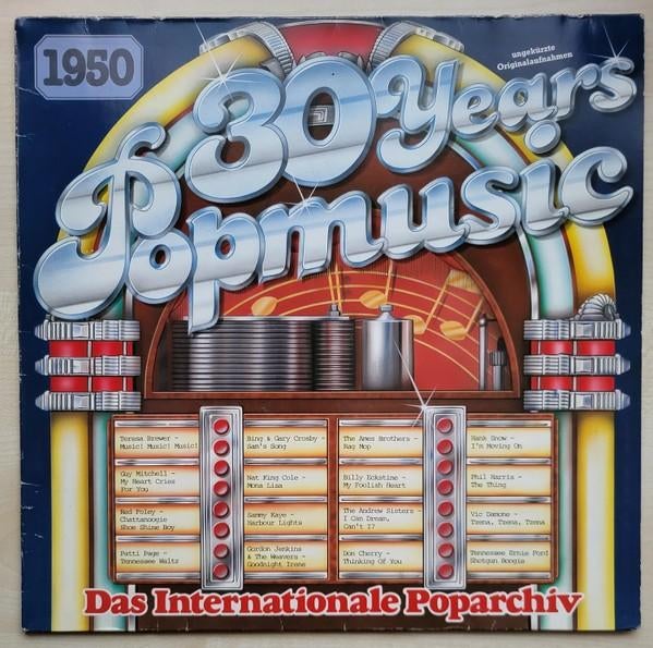 LP - Various – 30 Years Popmusic 1950, Ophalen of Verzenden, Gebruikt, 12 inch, Poprock
