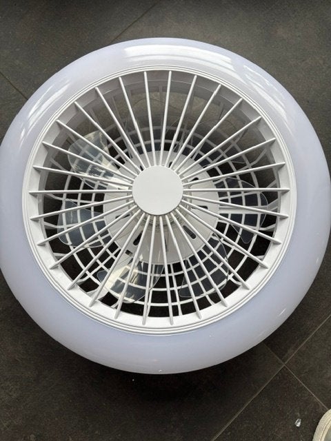 led ceiling fan, Ophalen, Kunststof, Overige stijlen, Nieuw