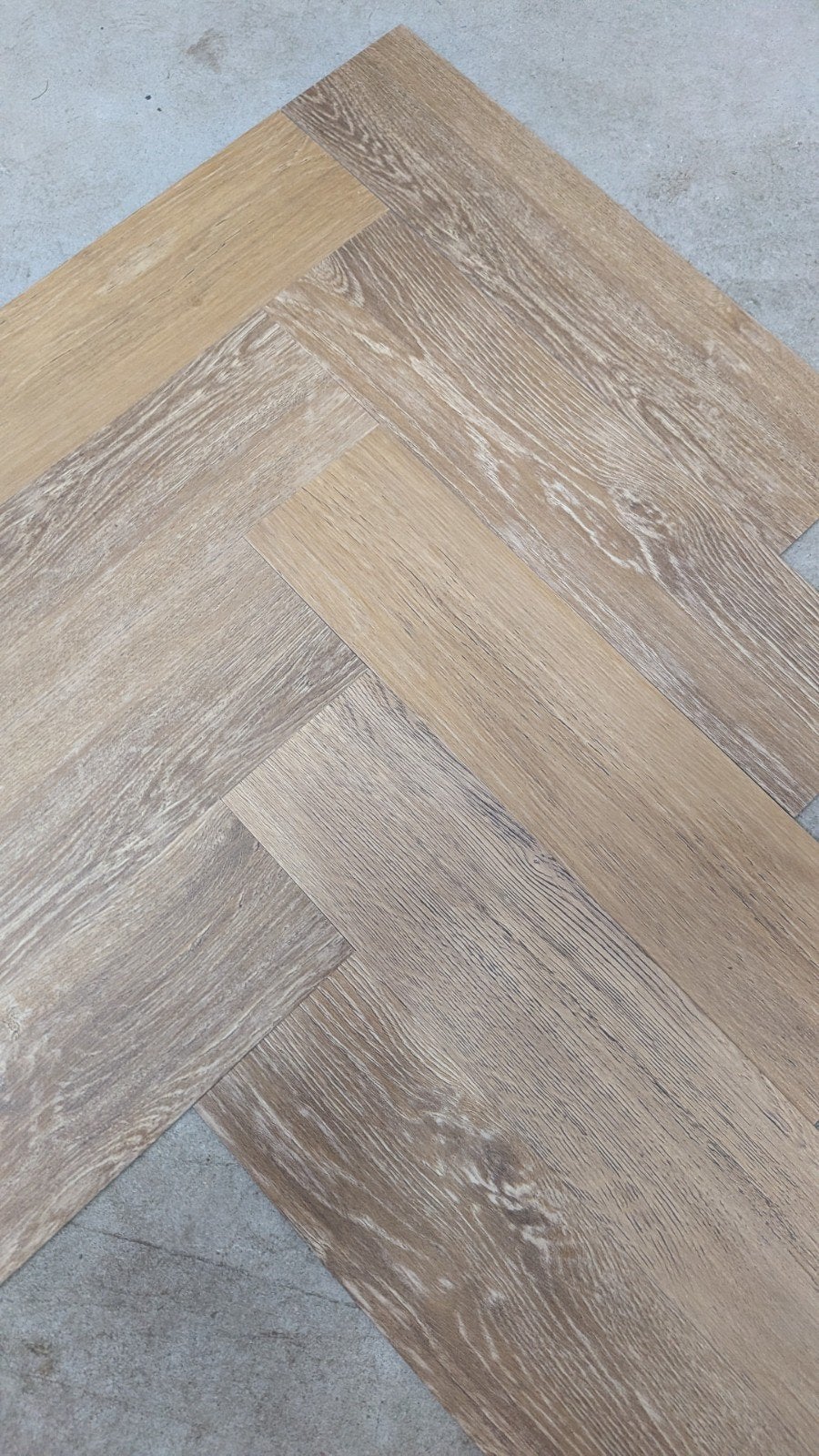 LS Visgraat Klein 55 Vinyl Vloer - Nieuw, Ophalen, Nieuw, Bruin, Vinyl
