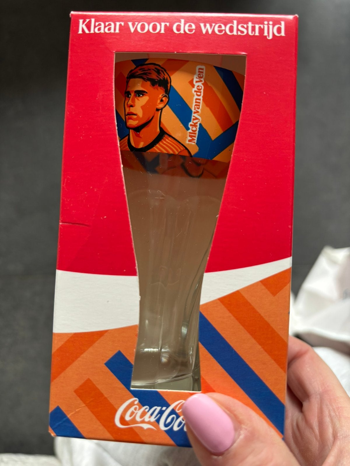 NIEUW: Coca Cola WK voetbal spelersglas VD VEN, Verzamelen, Ophalen of Verzenden, Nieuw, Overige typen