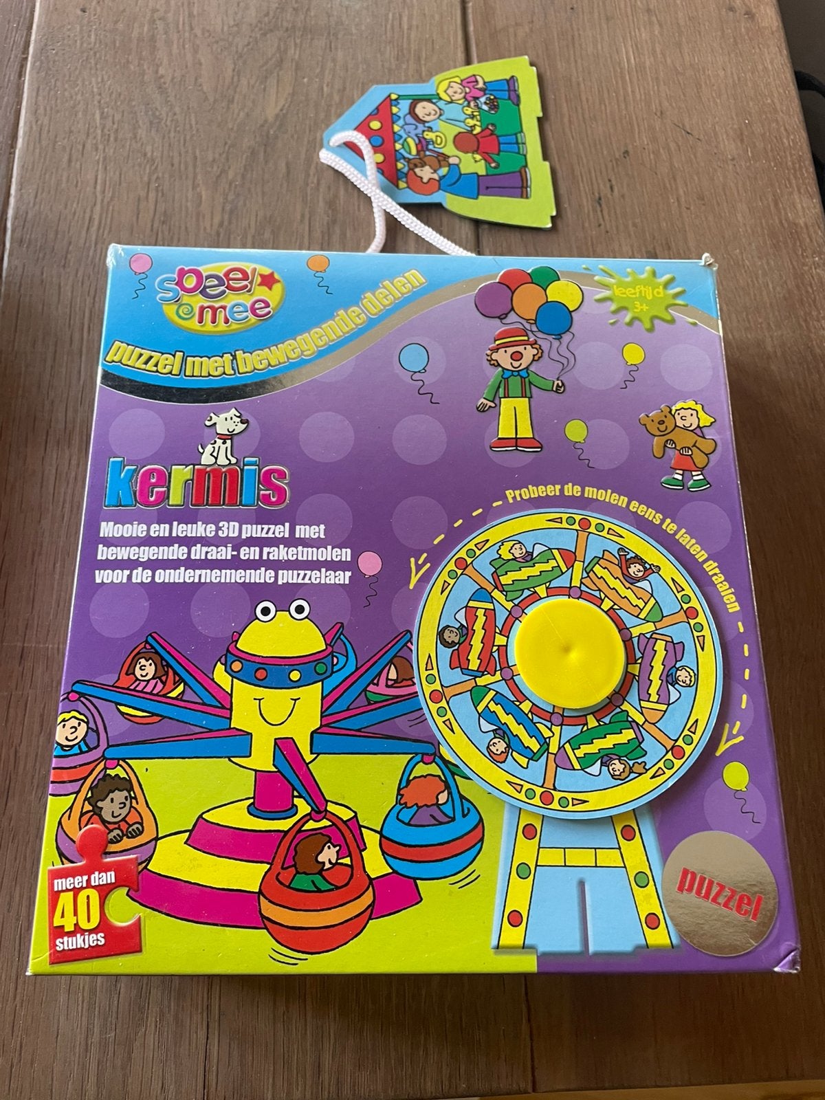 Kermis puzzel met gratis spelkaarten, Ophalen of Verzenden, Zo goed als nieuw