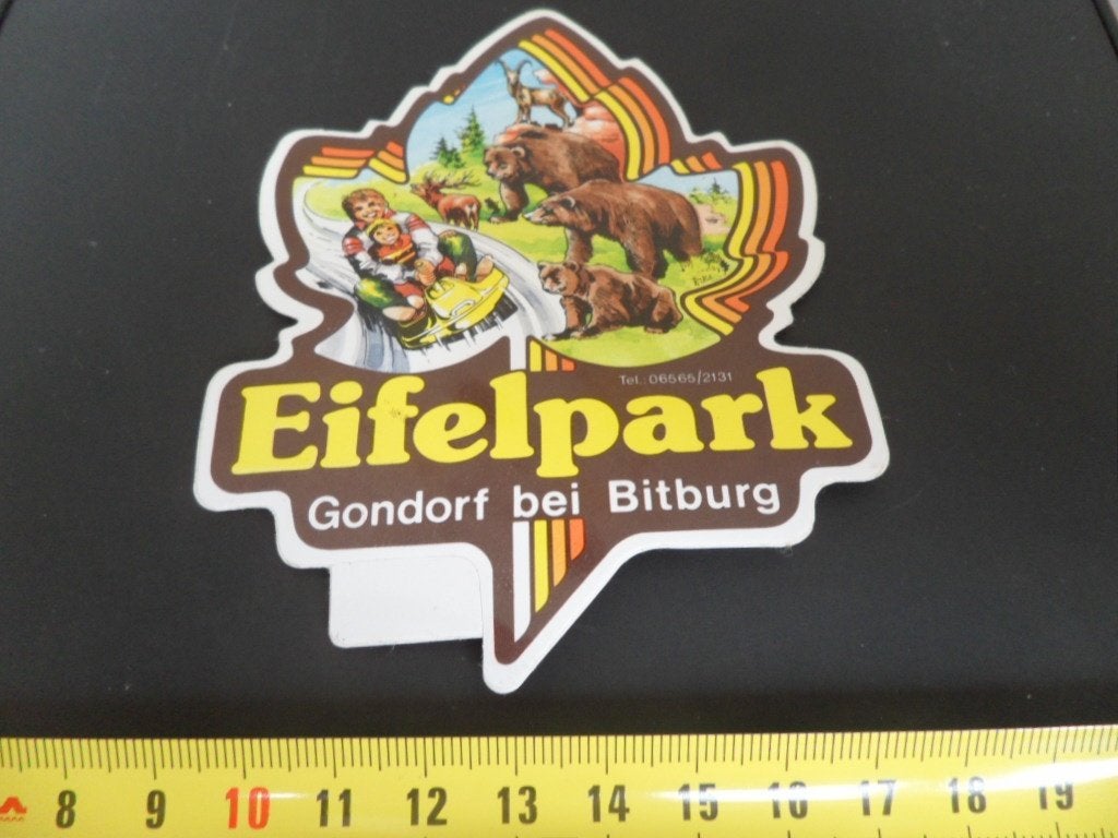 sticker Eifelpark  Gondorf bei Bitburg  Duitsland *, Ophalen of Verzenden, Zo goed als nieuw