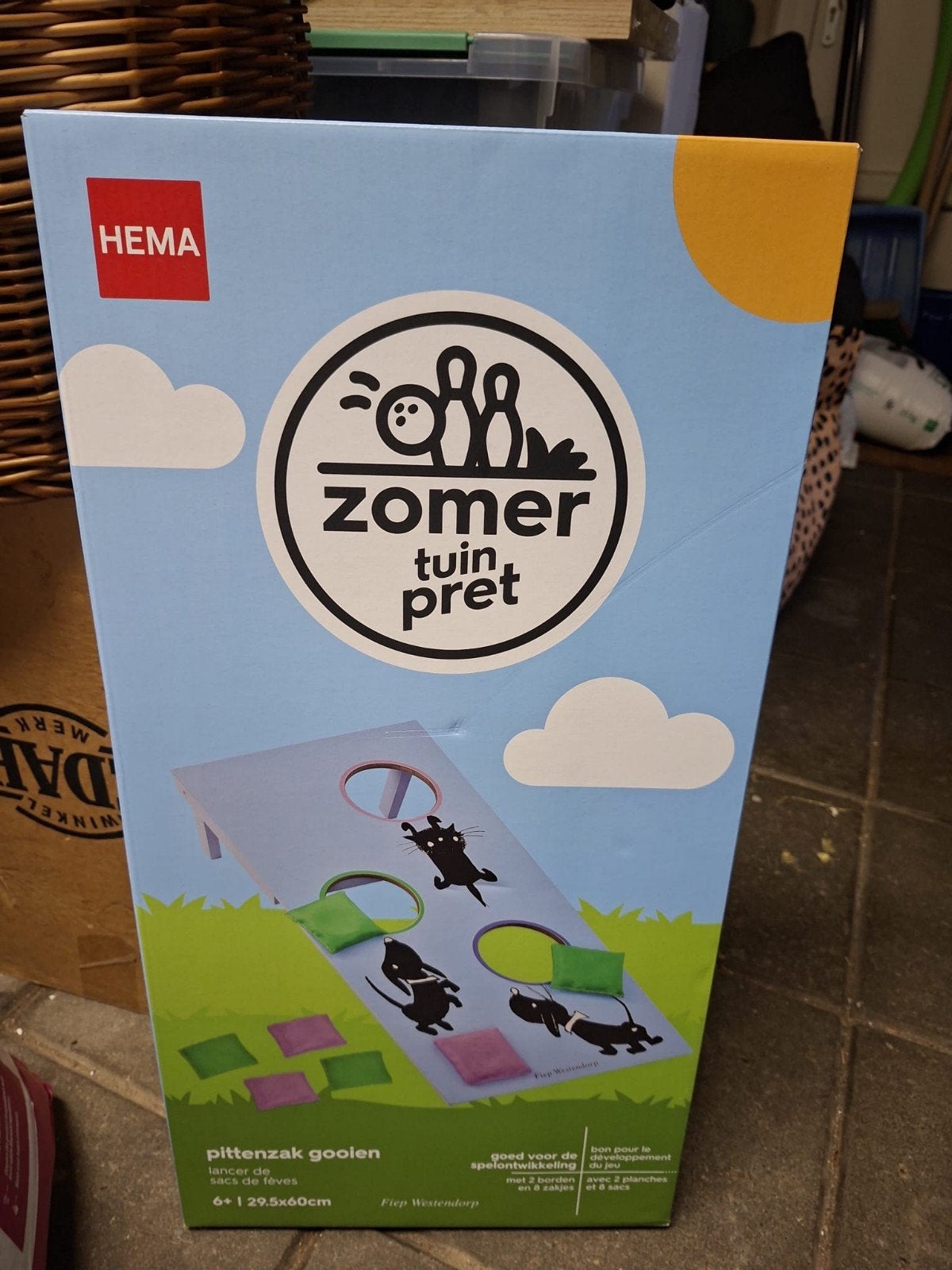 Nieuw Hema Takkie en Siepie Pittenszak Gooien Spel, Ophalen, Nieuw