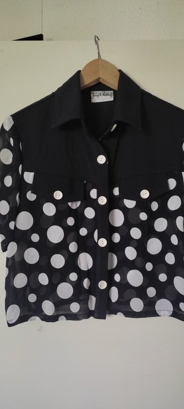 Joseph Ribkoff cropped blousje-bolero, M, Maat 38/40 (M), Verzenden, Zwart, Joseph Ribkoff