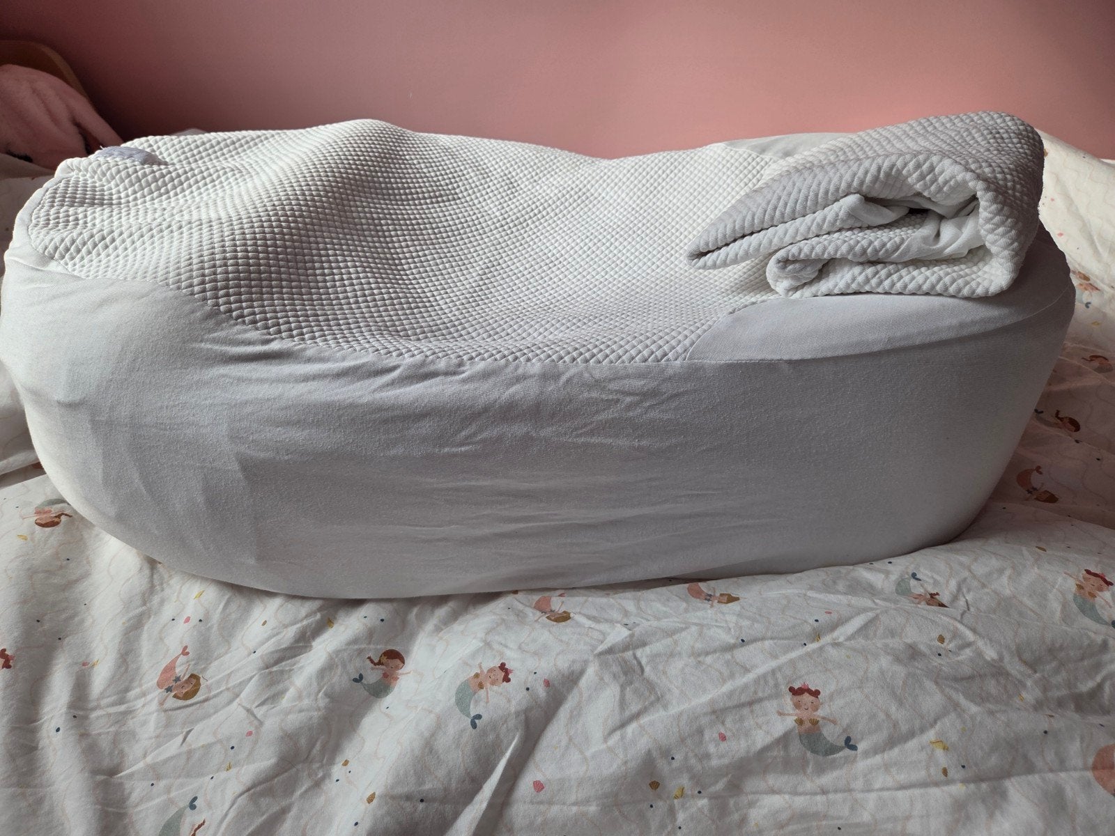 Rood kasteel/ Cocoonababy- Katoenen bloemWit, Ophalen of Verzenden, Zo goed als nieuw, Overige typen
