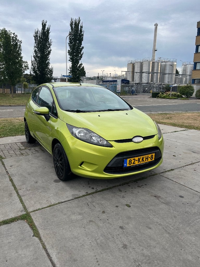 Ford Fiësta 1.25 44KW 3DR 2009 Groen, Voorwielaandrijving, Stof, 4 cilinders, Origineel Nederlands