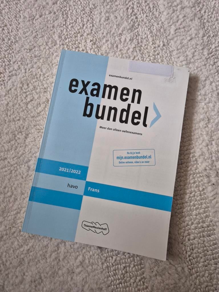 havo Frans 2021/2022, Boeken, Ophalen of Verzenden, Zo goed als nieuw, HAVO, Frans