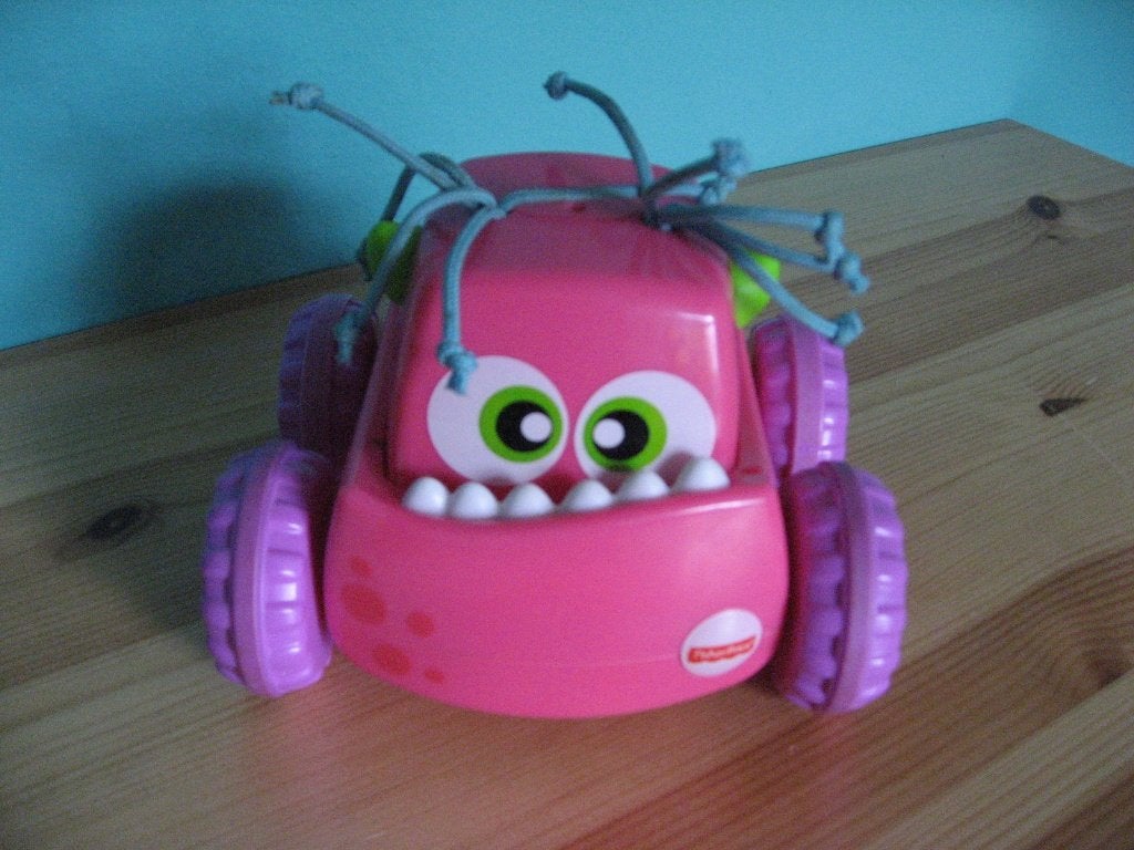 Fisher Price zelfrijdende auto., Kinderen en Baby's, Ophalen of Verzenden, Zo goed als nieuw, Auto of Voertuig