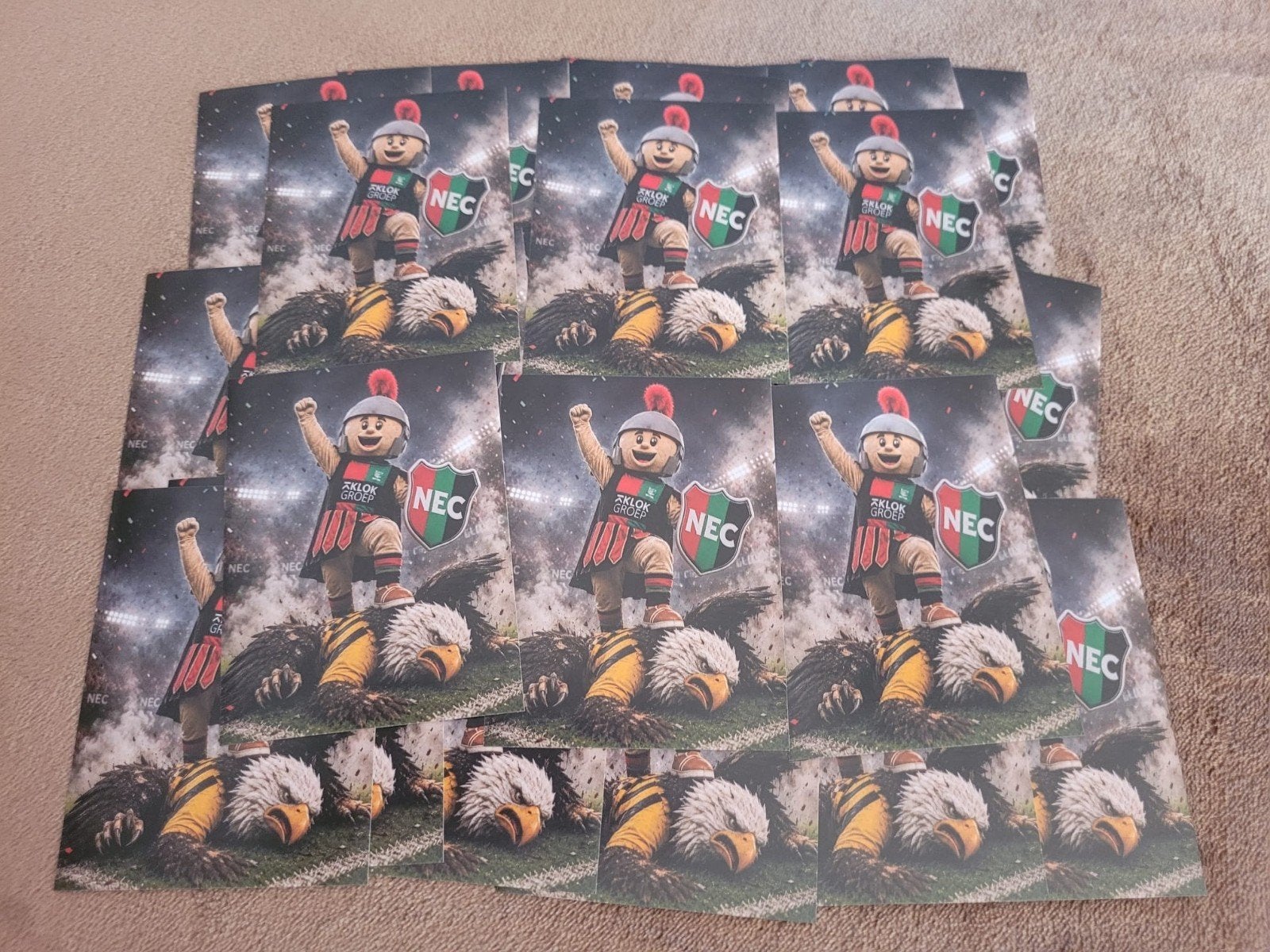 NEC Nijmegen stickers - Anti Vitesse, Ophalen of Verzenden, Nieuw, Sport