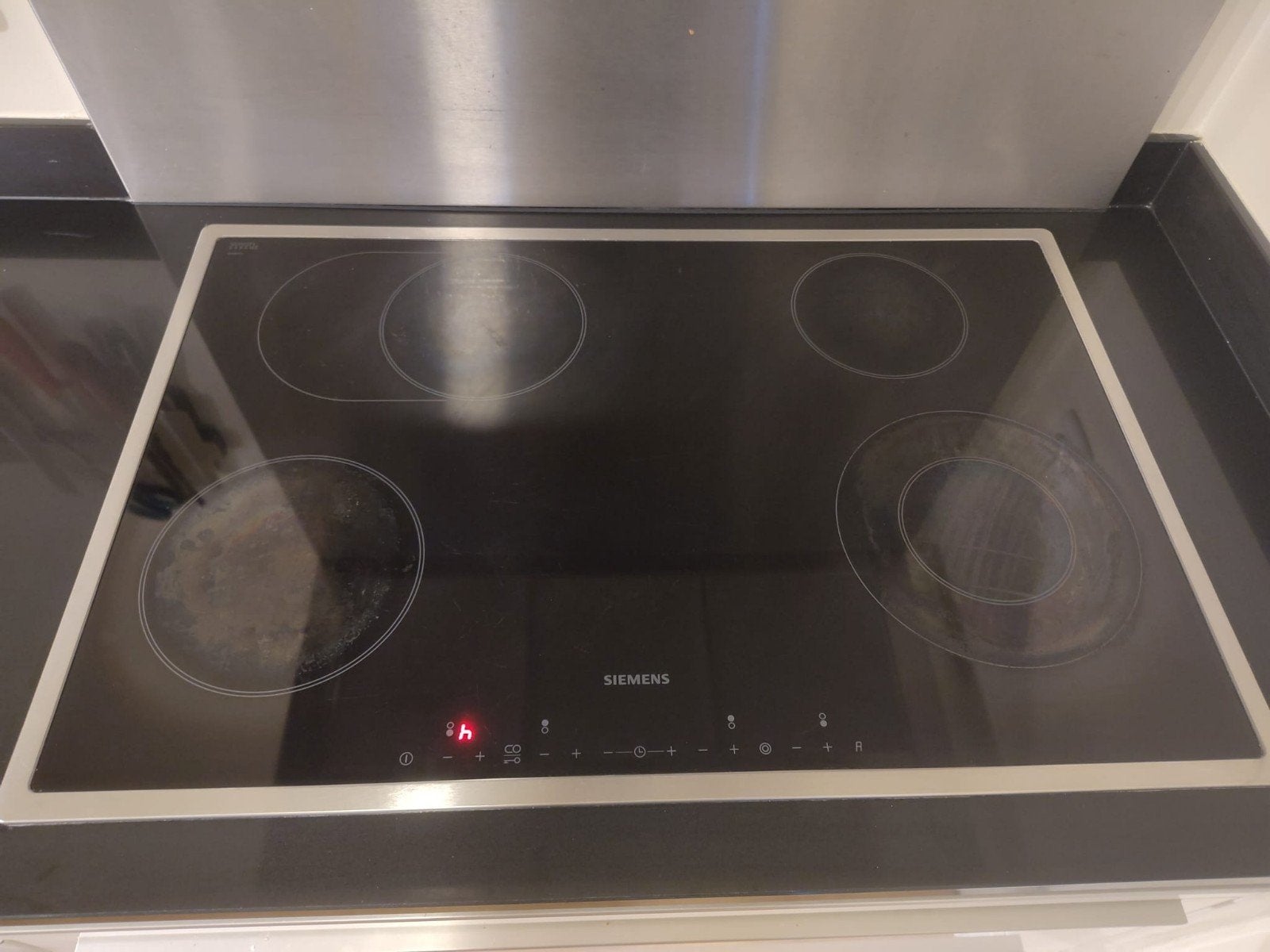 Siemens keramische kookplaat 76x51 cm, Ophalen, Gebruikt