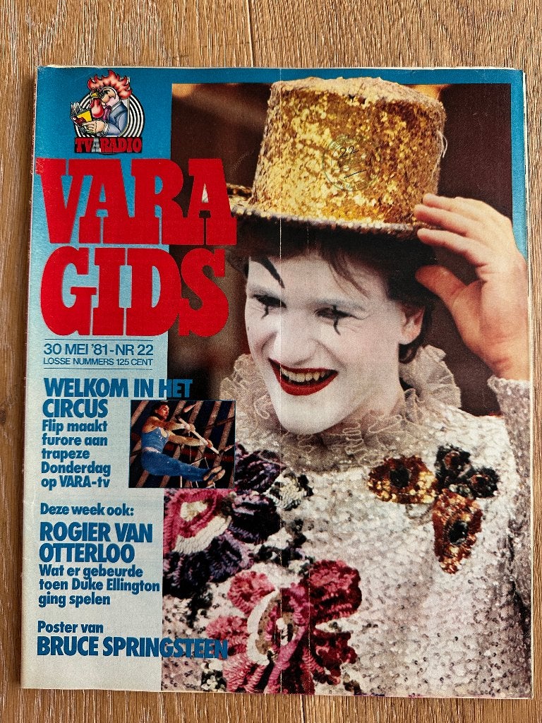 VARA Gids 30 mei 1981, Rogier v Otterloo, Bruce Springsteen, Ophalen of Verzenden, Gelezen, Muziek, Film of Tv