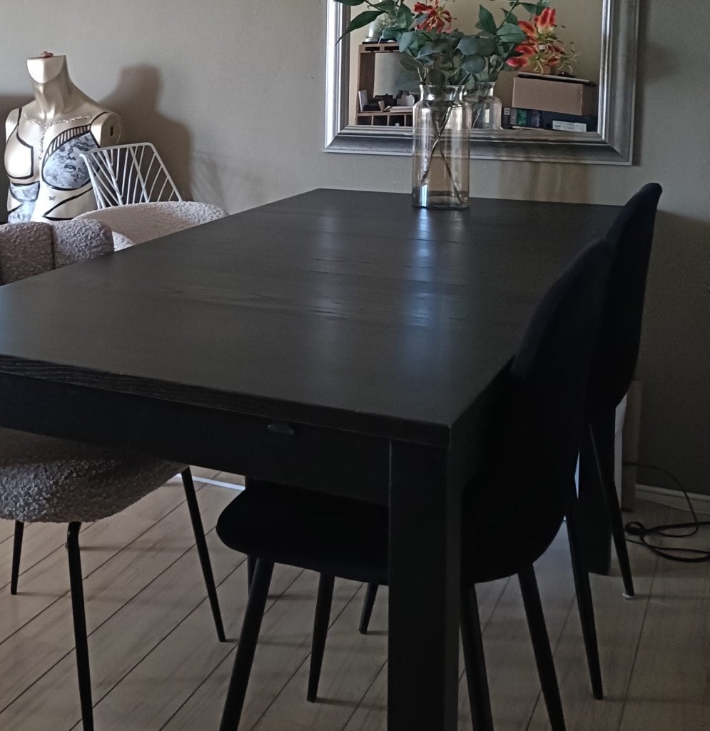 Eettafel te vergroten van 140->220, Huis en Inrichting, Ophalen, 200 cm of meer, 50 tot 100 cm, Zo goed als nieuw