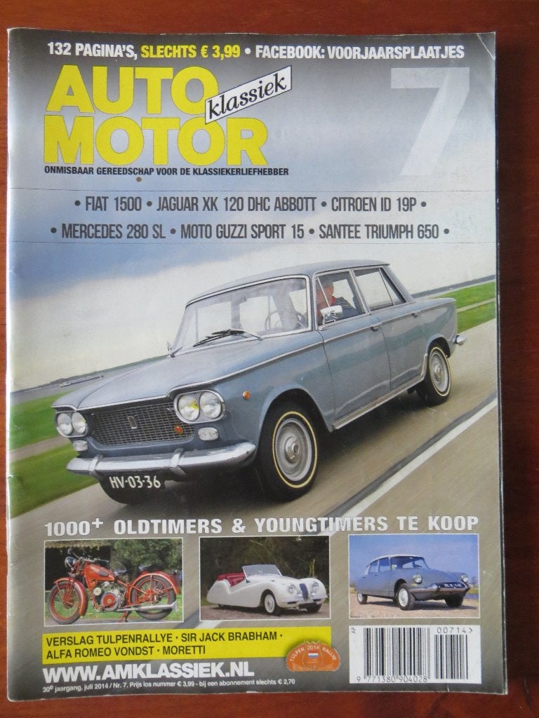 Auto Motor Klassiek 7 2014 XK 120, ID 19P, 280 SL R107, Ophalen of Verzenden, Nieuw, Citroën