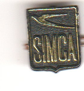 Simca vintage broche, Verzenden, Zo goed als nieuw