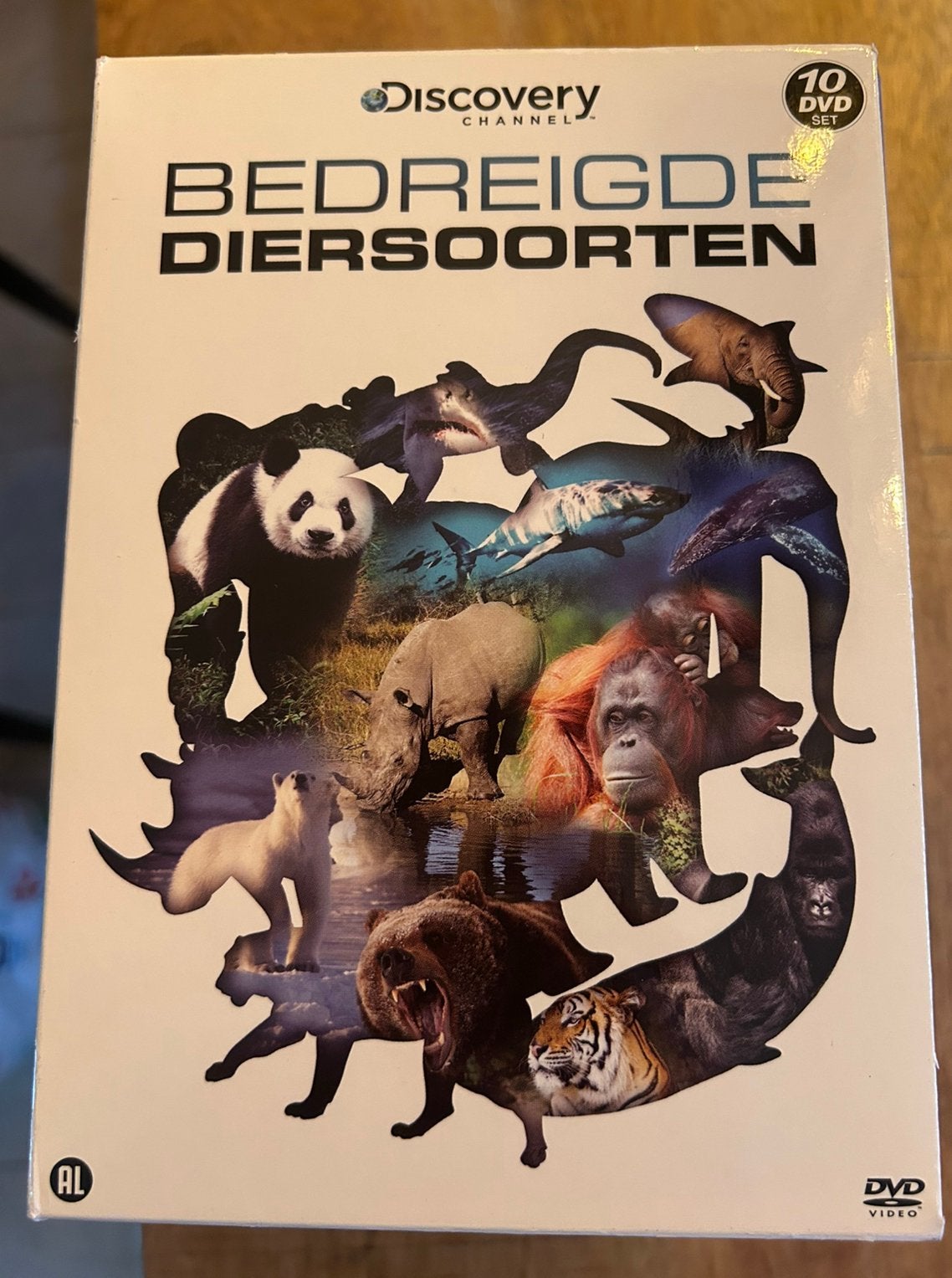 Discovery Channel - 10DVD box - Bedreigde diersoorten, Cd's en Dvd's, Alle leeftijden, Ophalen of Verzenden, Zo goed als nieuw