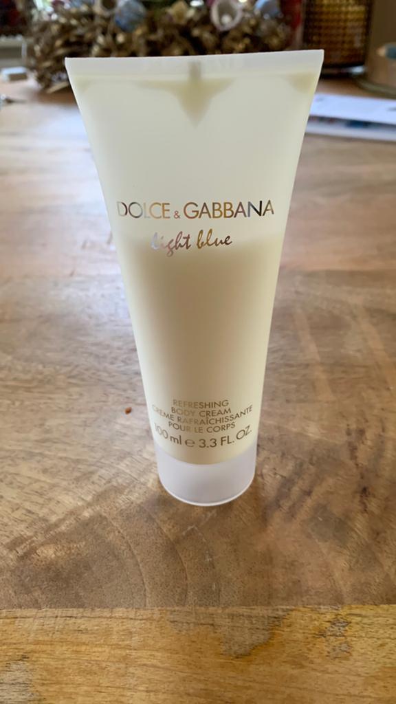 Dolce&Gabbana light blu body creme. Nieuw., Ophalen of Verzenden, Nieuw