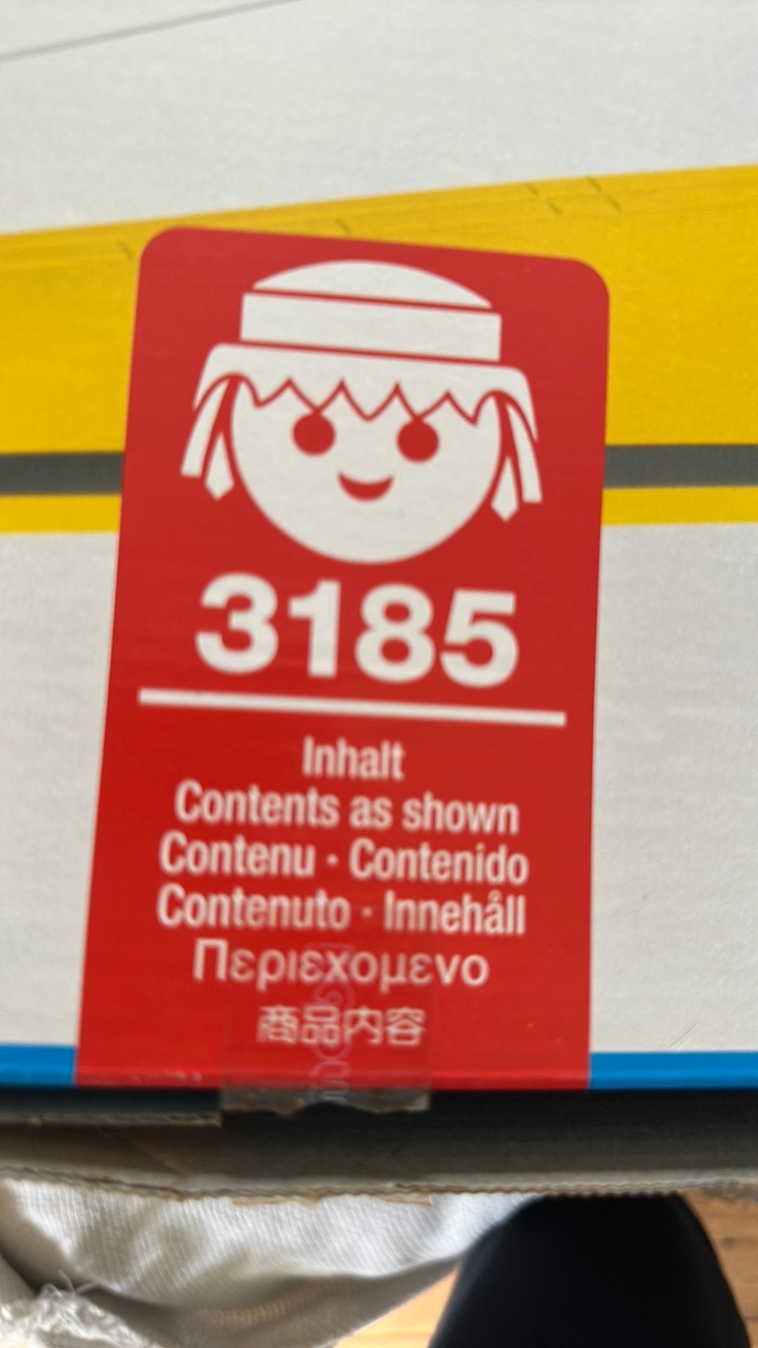 Playmobil vliegtuig. 3185, Ophalen of Verzenden, Zo goed als nieuw