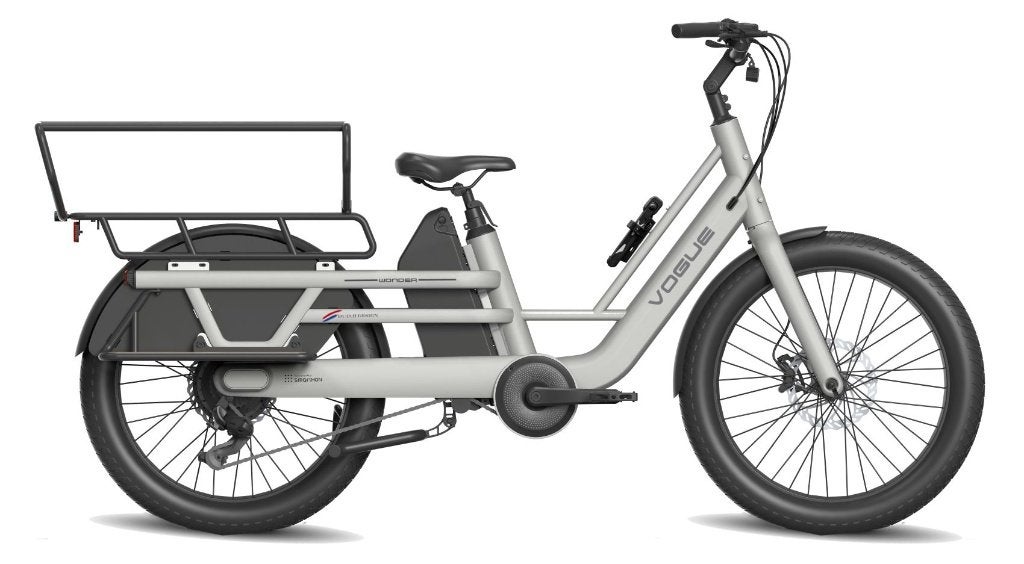 Vogue Wonder longtail elektrische fiets, 2 zitjes, Nieuw, Versnellingen, Schijfrem