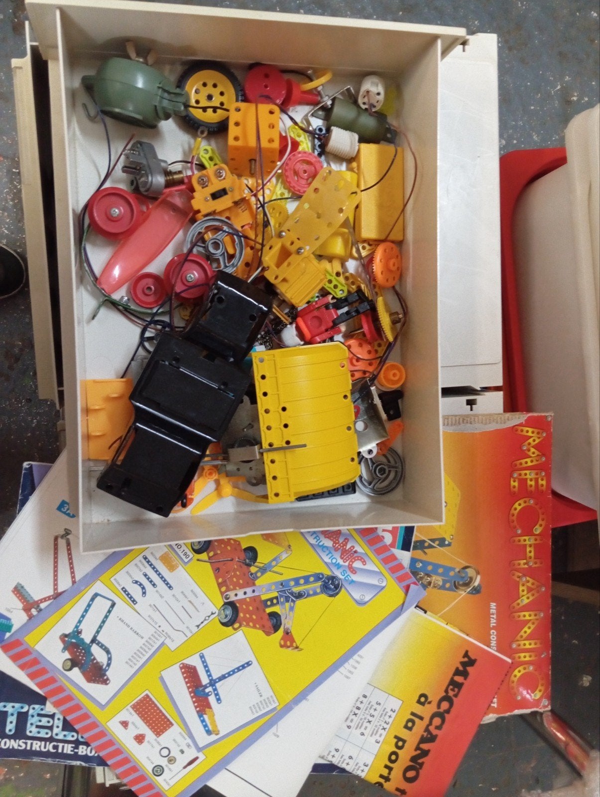 Grote verzameling Meccano/Mechanic bouwsets en  handleidinge, Kinderen en Baby's, Speelgoed | Bouwstenen, Ophalen of Verzenden