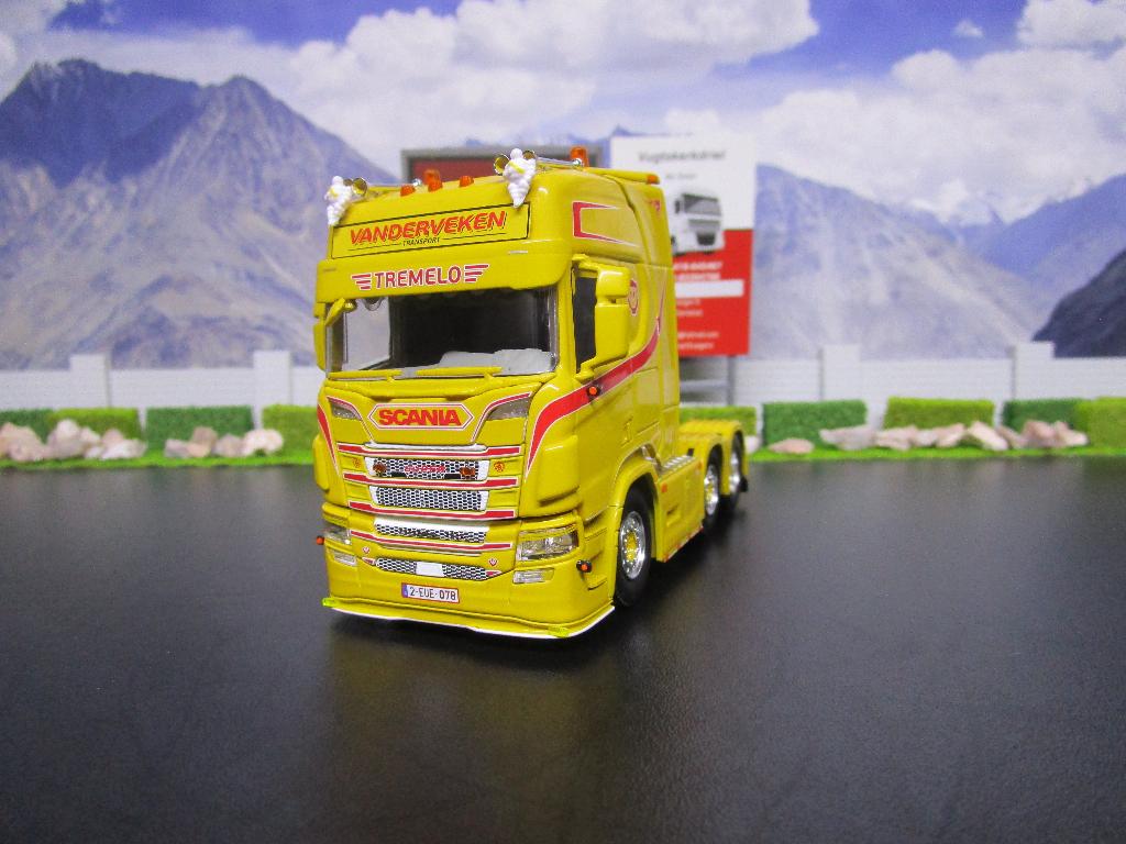 Wsi 01-4778 Scania R Highline CR20H 6x2 , Vanderveken, Hobby en Vrije tijd, Modelauto's | 1:50, Ophalen, Nieuw, Bus of Vrachtwagen