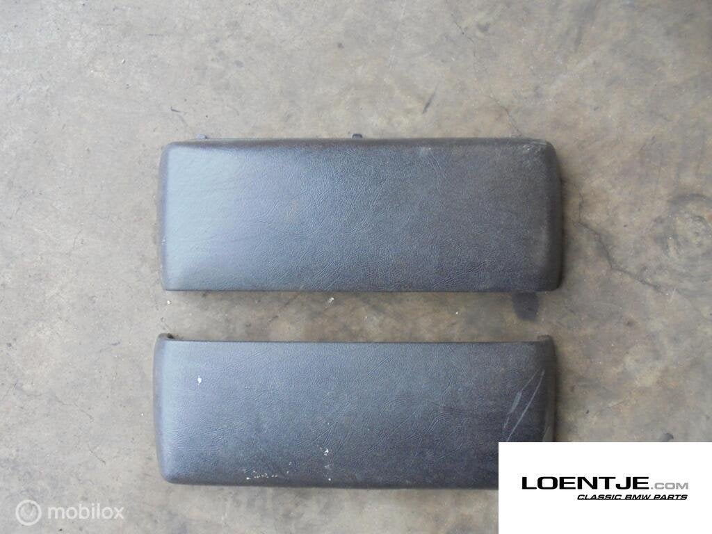 set zwarte kaartvakken voordeur bmw e21 323i 320 318i 316 et, Gebruikt, Ophalen of Verzenden, BMW