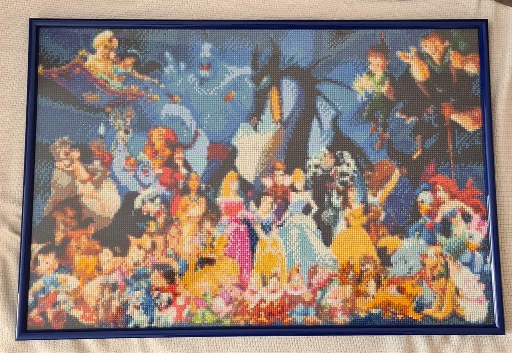 Lijst met diamond painting disney figuren, Ophalen of Verzenden, 50 tot 75 cm, Minder dan 50 cm