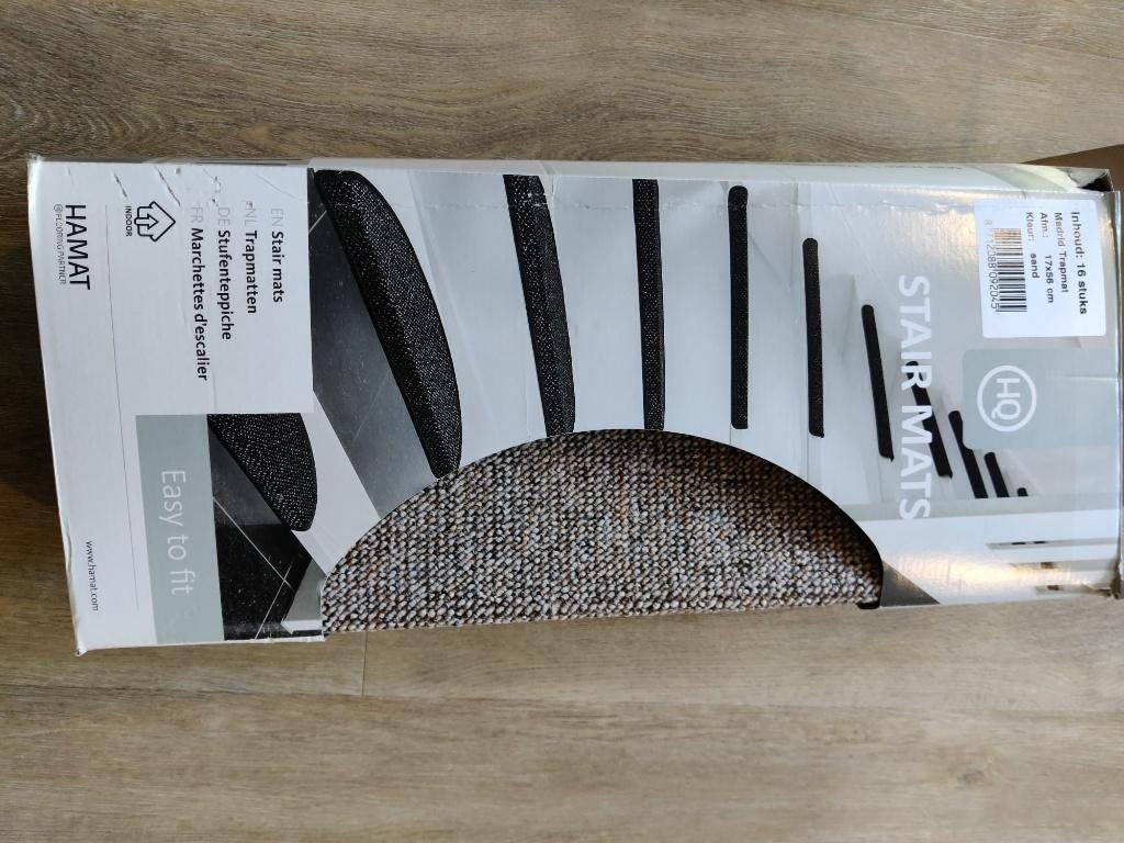 Trapmat 16 stuks Praxis Madrid NIEUW - Kleur Sand / Beige, Huis en Inrichting, Beige, Overige typen, Nieuw, Ophalen of Verzenden