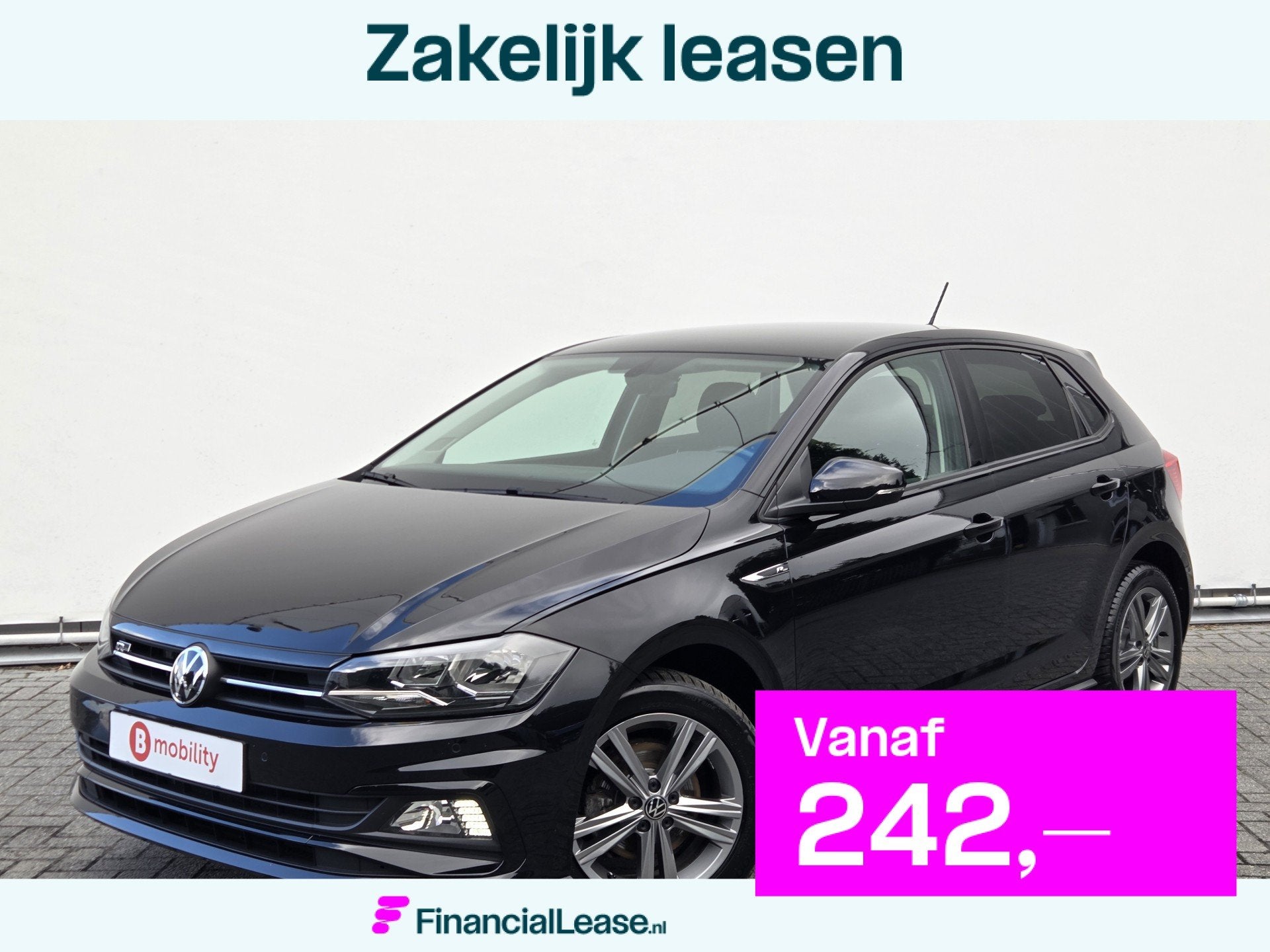 Volkswagen Polo 1.0 TSI Highline Business R-Line DSG Automaa, Stof, Gebruikt, Origineel Nederlands, Bedrijf