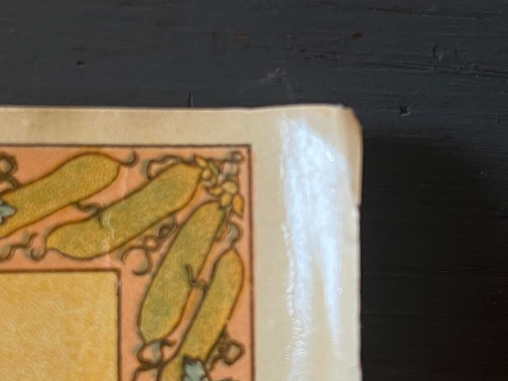Oud conservenetiket De Faam sperzieboontjes, Ophalen of Verzenden, Gebruikt, Overige typen