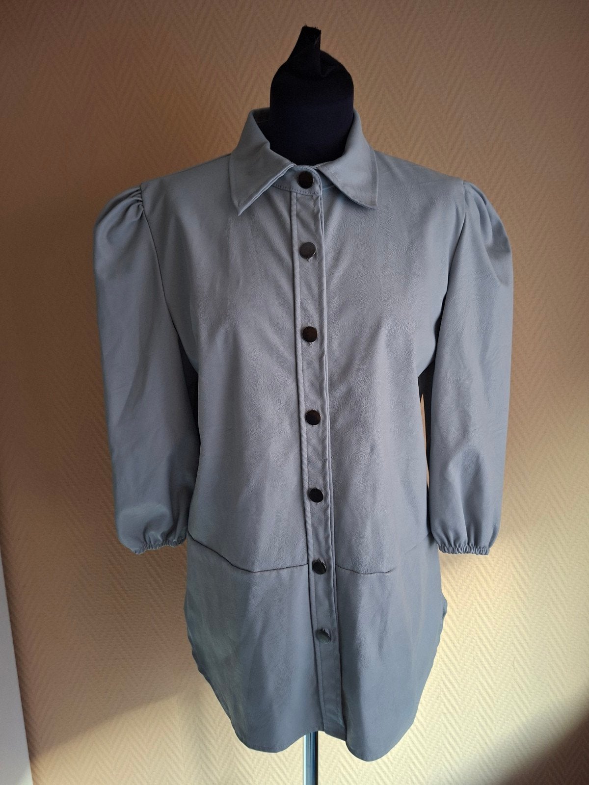 Chastar Leather Look Blouse - Maat L/XL, Kleding | Dames, Chastar, Maat 42/44 (L), Ophalen of Verzenden, Zo goed als nieuw