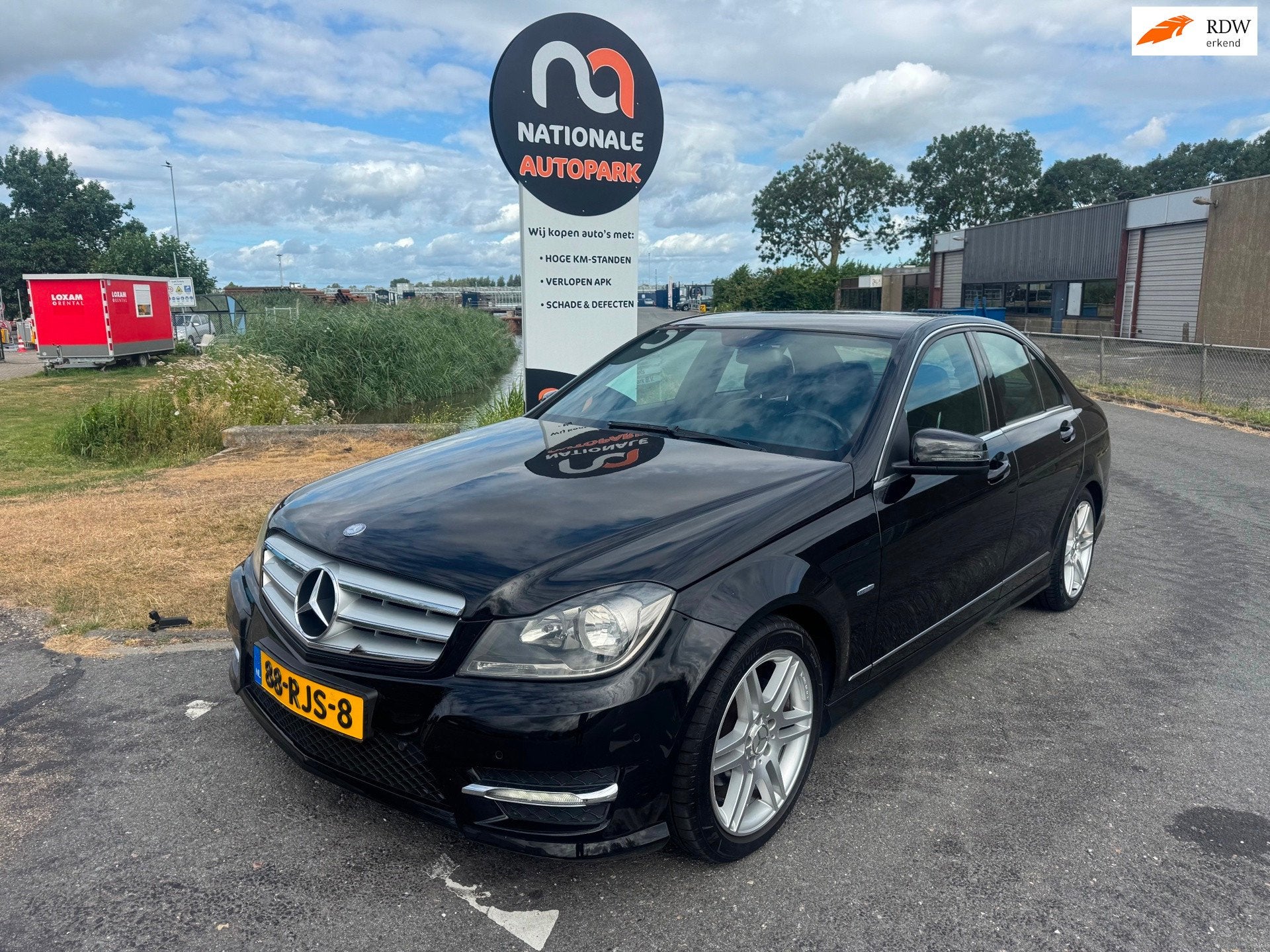 Mercedes-Benz C-klasse | 2011 | 180 Business Class Avantgard, Auto's, Euro 5, 1796 cc, Zwart, Handgeschakeld