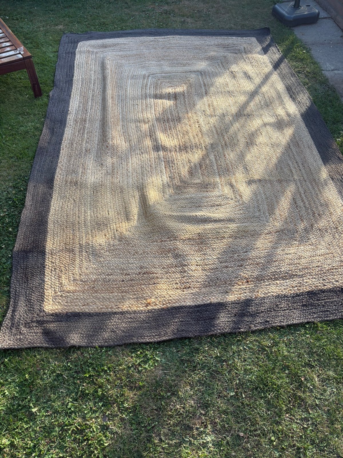 Jute kleed - 290x190 cm, Ophalen, Gebruikt, 150 tot 200 cm, Crème