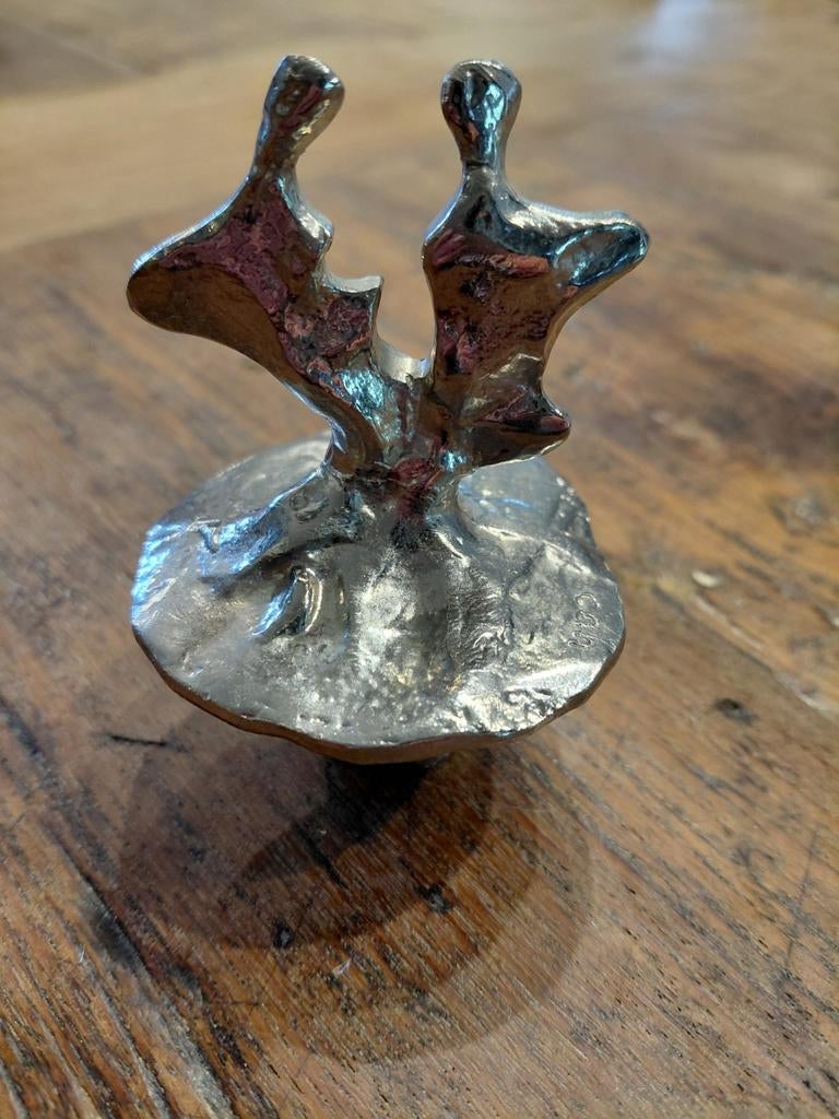 Verzilverde Wijnstop Corry Ammerlaan Van Niekerk (CAN), Antiek en Kunst, Ophalen of Verzenden