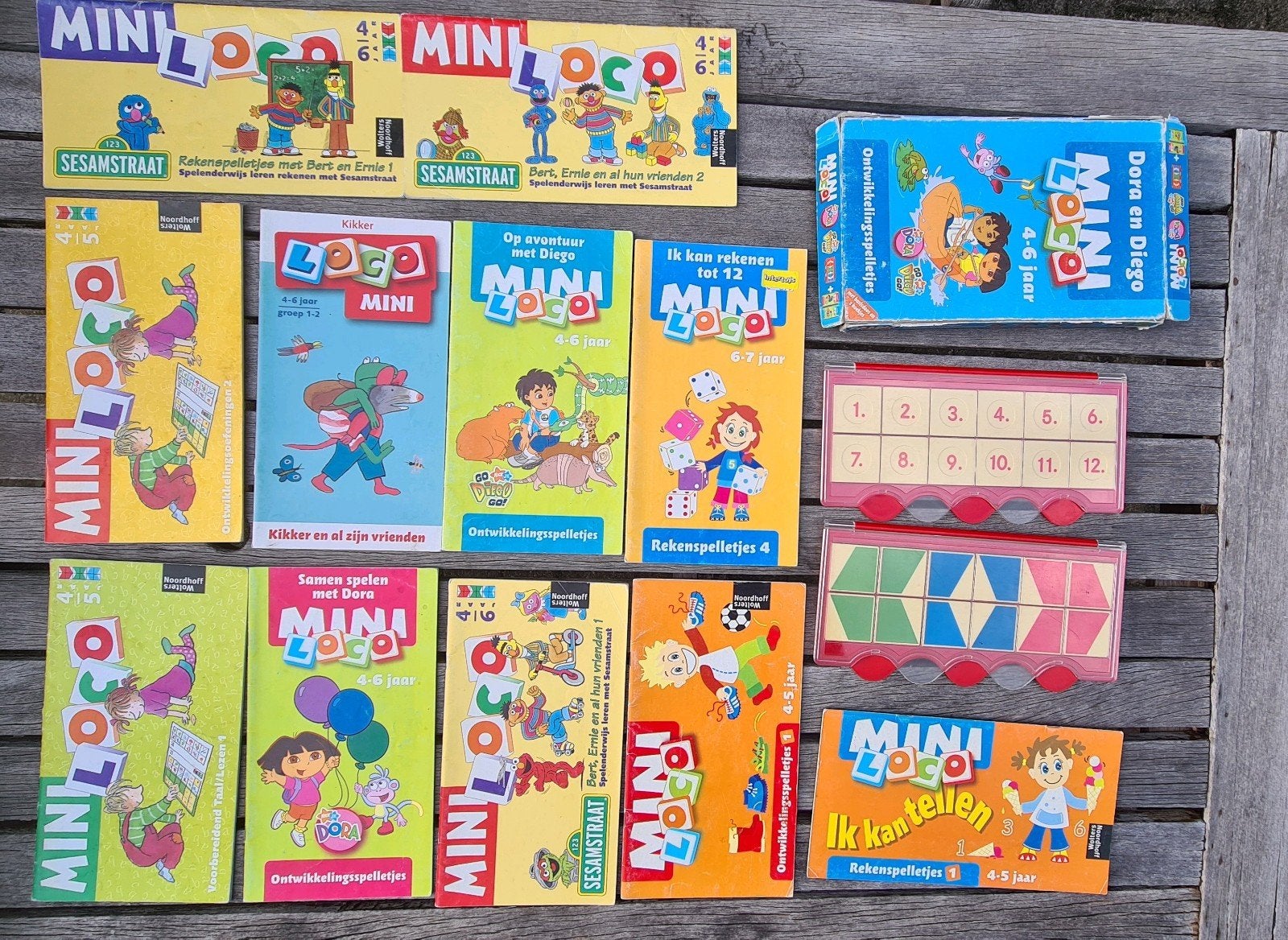Grote collectie Mini Loco en Loco leerspellen, Ophalen, Gebruikt, Knutselen