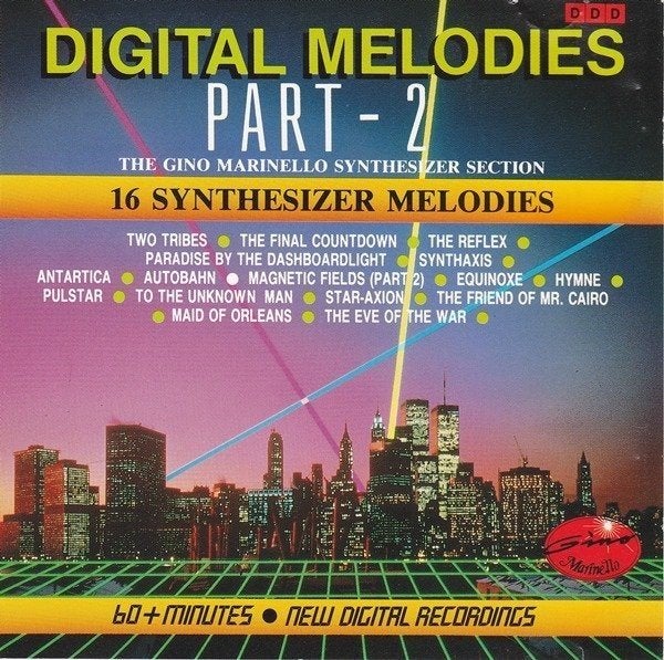 cd van The Gino Marinello Synthesizer Section – Digital Melo, Verzenden, Gebruikt