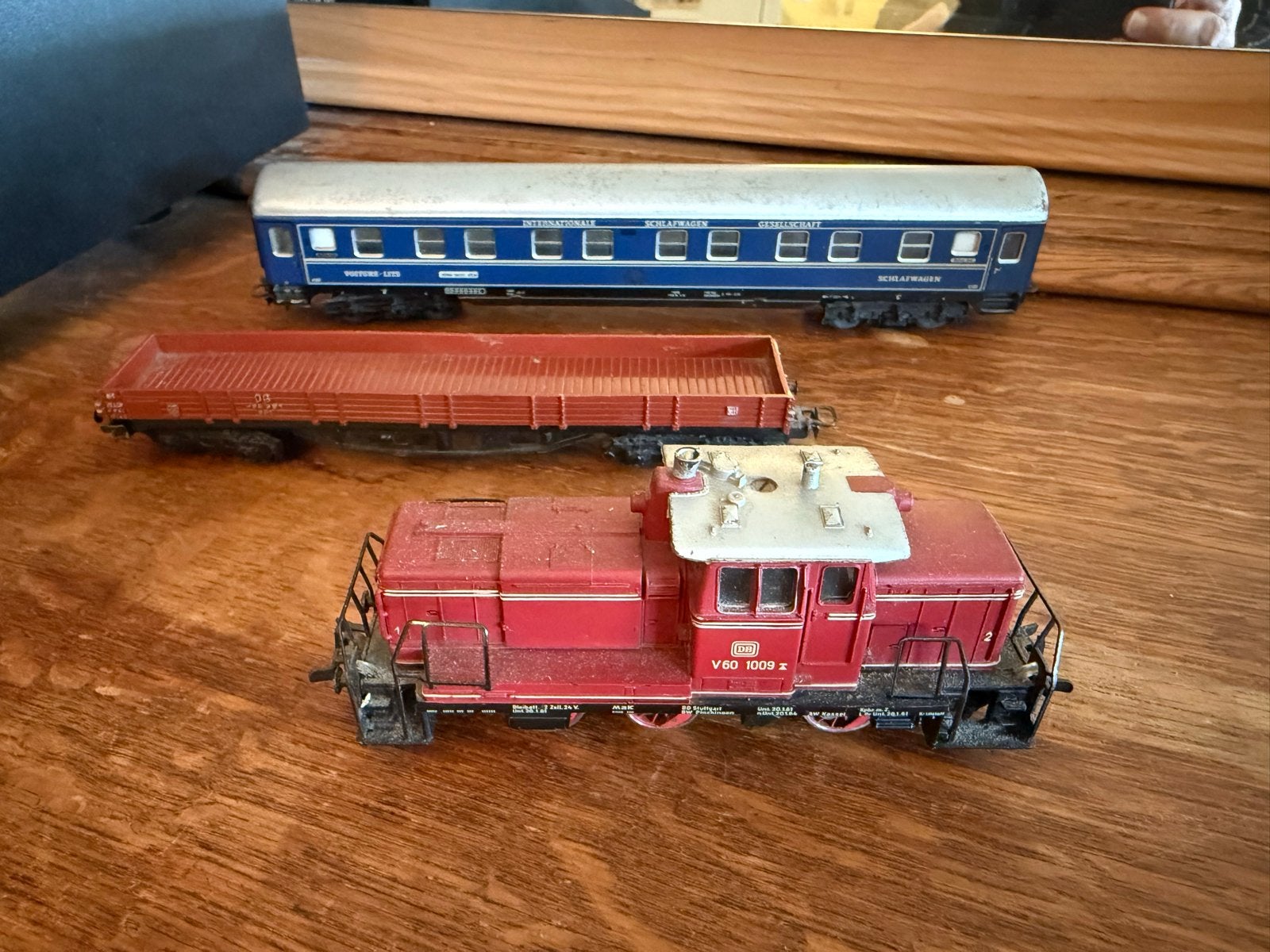 Märklin Treinset: Locomotief, Wagon en Slaaprijtuig, Wisselstroom, Gebruikt, Locomotief, Ophalen of Verzenden