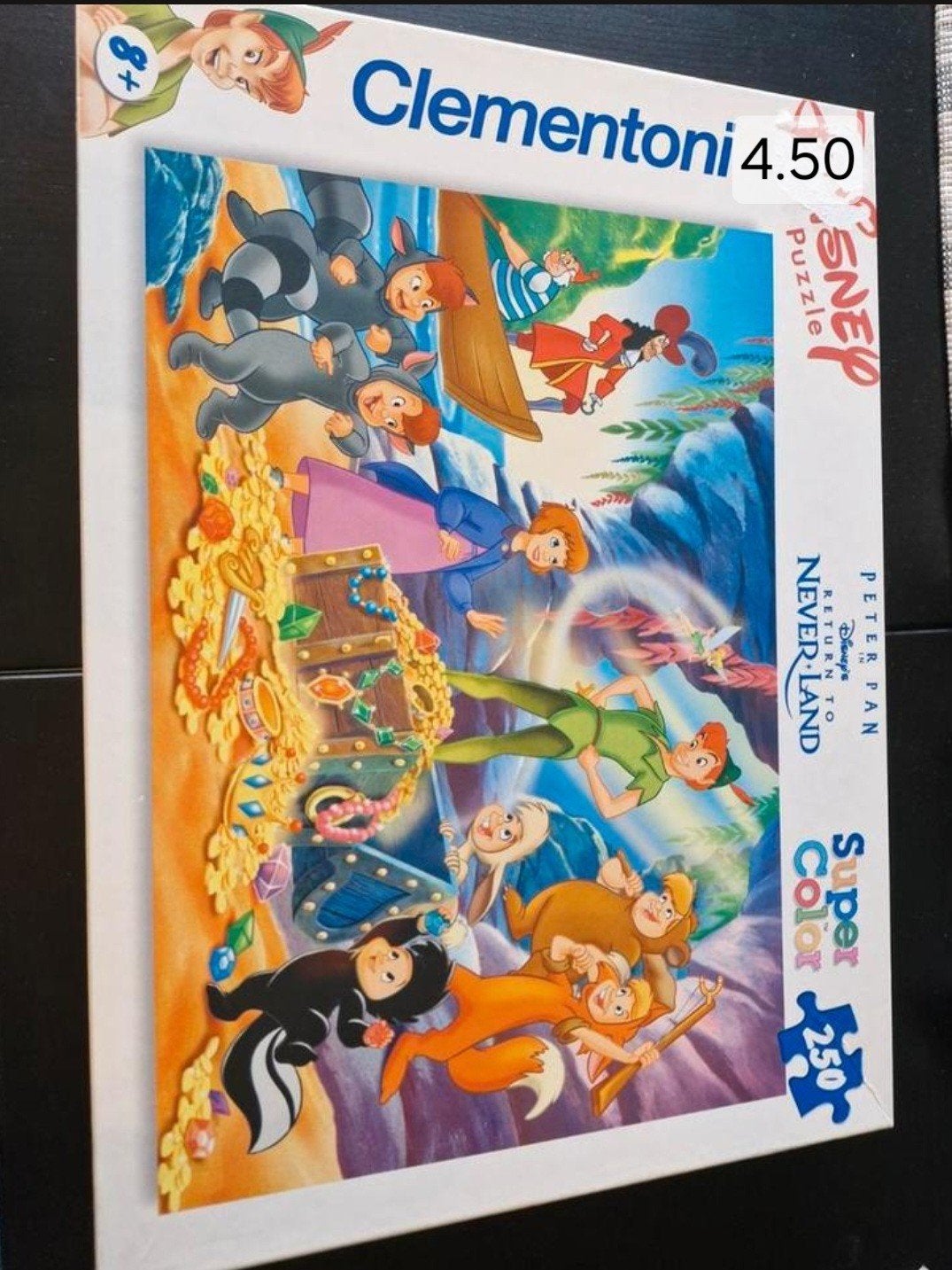 Clementoni Disney Peter Pan Terug naar Nooitgedachtland, Ophalen of Verzenden, Meer dan 50 stukjes, Zo goed als nieuw, 6 jaar of ouder