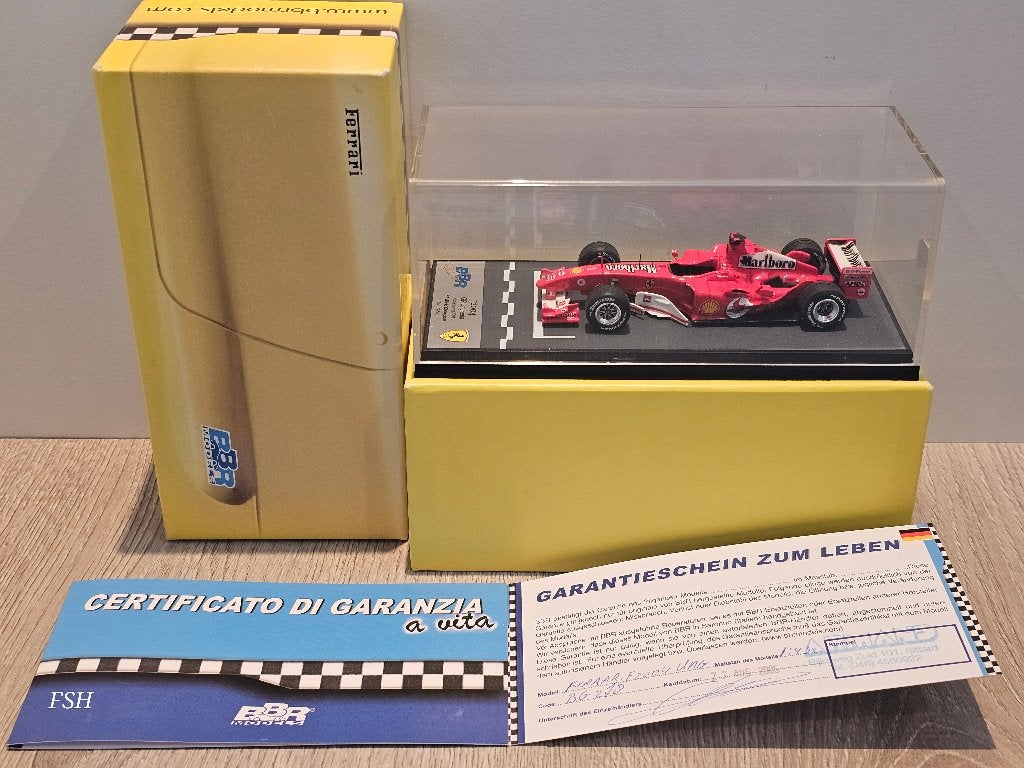 Ferrari F2004, M. Schumacher, Winner Hongarije/WERELDKAMP., Hobby en Vrije tijd, Modelauto's | 1:43, Ophalen of Verzenden, Zo goed als nieuw