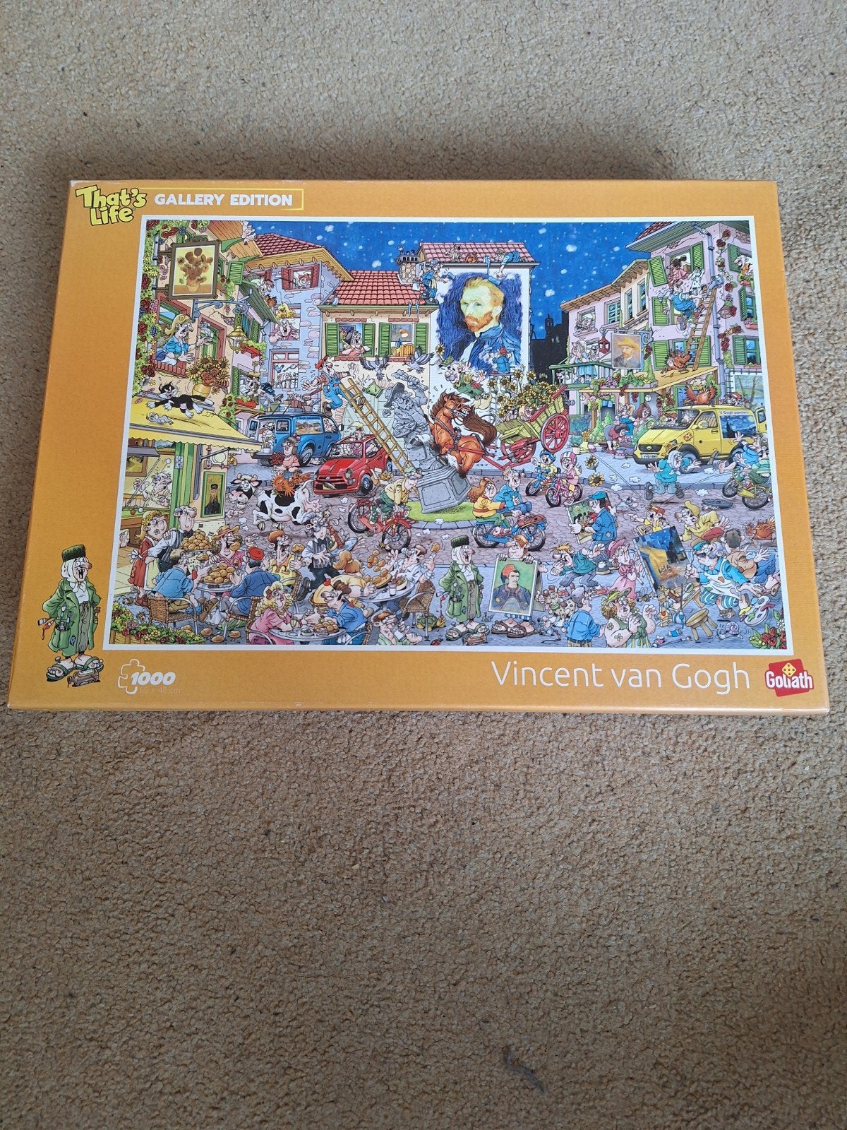 Puzzel  Vincent van Gogh, Ophalen of Verzenden, 500 t/m 1500 stukjes, Zo goed als nieuw, Legpuzzel