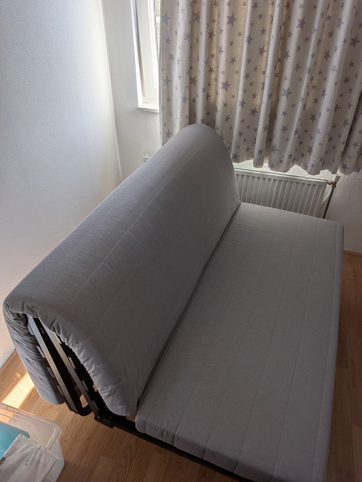 Ikea Lycksele Lovas slaapbank - nieuwstaat, Ophalen, Zo goed als nieuw, Tweepersoons, 140 cm