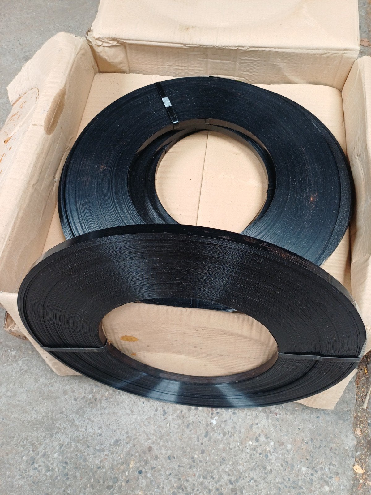 10 rollen staalband 16mm breed, 24kg/rol - Zeer sterk, Ophalen