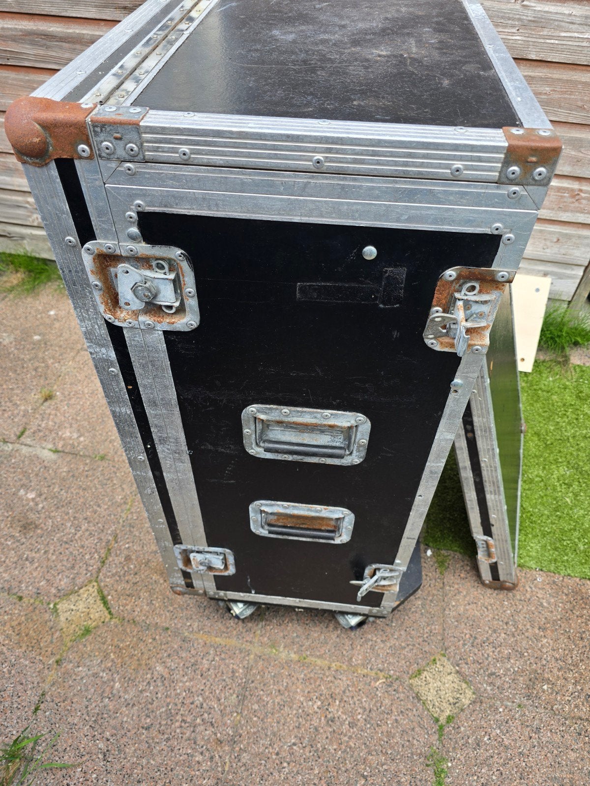 Stevige flightcase op wielen voor apparatuur, Ophalen, Gebruikt, Speaker of Versterker, Flightcase