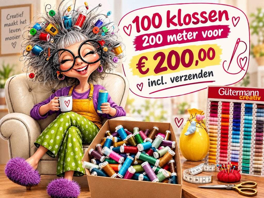 gutermann naaigaren 100 klossen verschillende kleurnummers🧵, Ophalen of Verzenden, Nieuw, Garen of Naald(en)