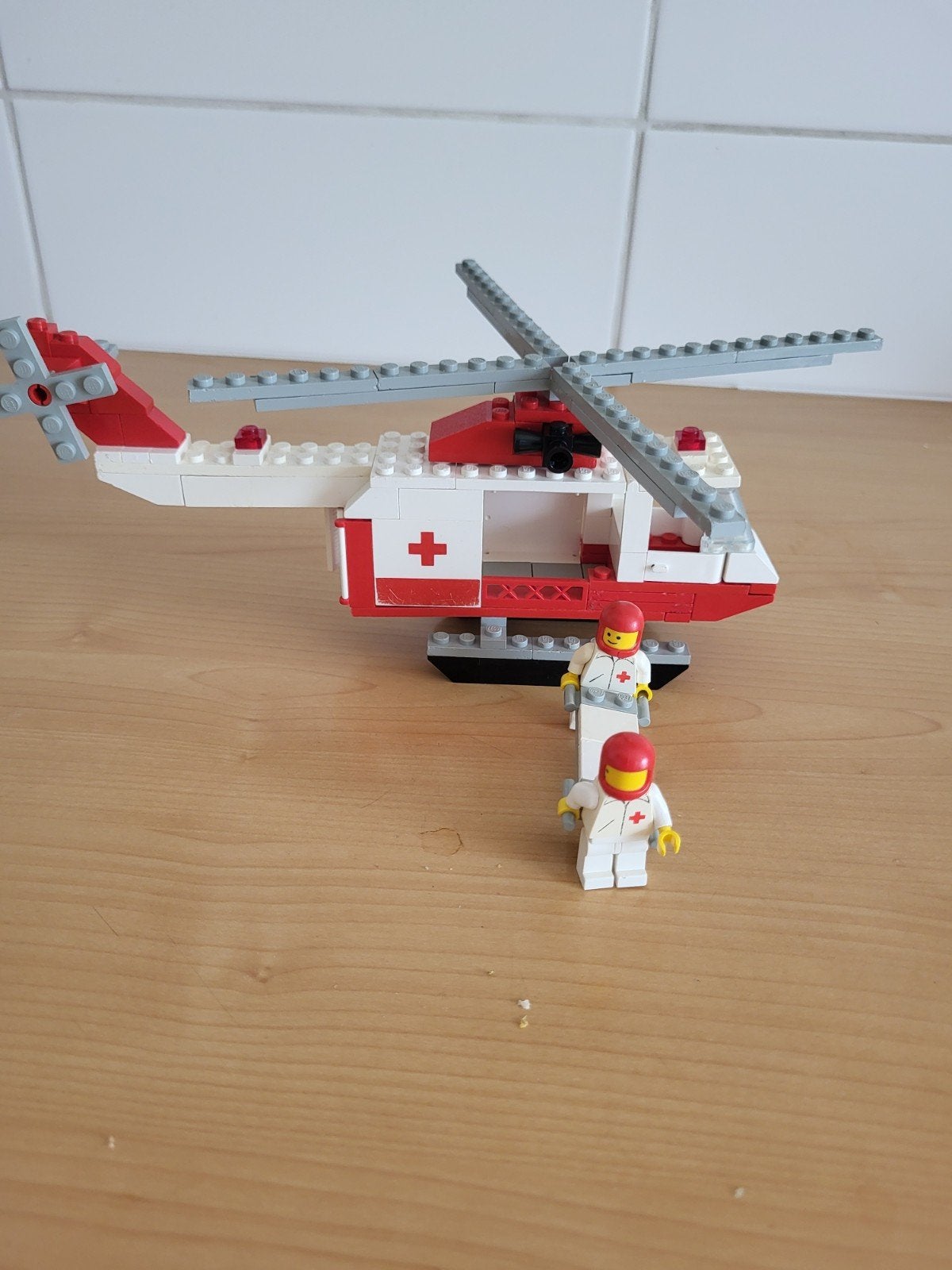 Lego Legoland 6691 EHBO Helikopter met brancard, Kinderen en Baby's, Speelgoed | Duplo en Lego, Gebruikt, Lego, Ophalen of Verzenden