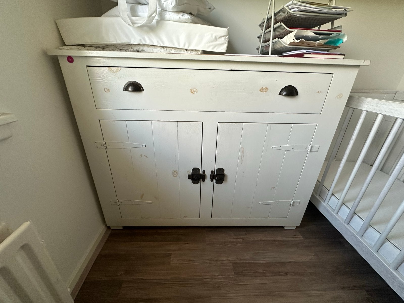 Commode met openslaande deuren, Ophalen, Gebruikt, 50 tot 70 cm, 75 tot 100 cm