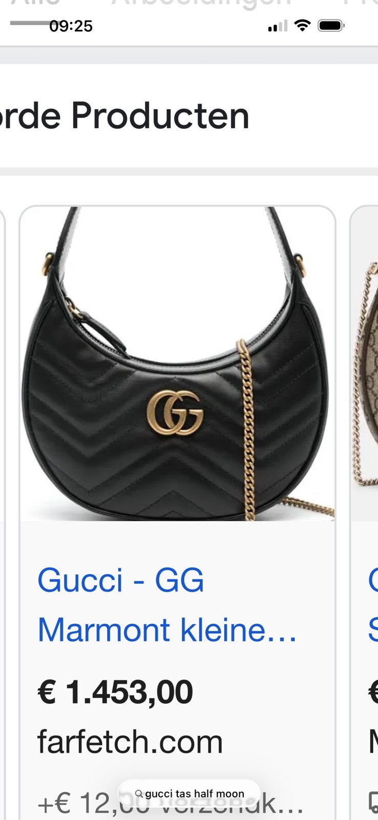 Orginele gucci tas, Ophalen of Verzenden, Zo goed als nieuw, Zwart, Schoudertasje