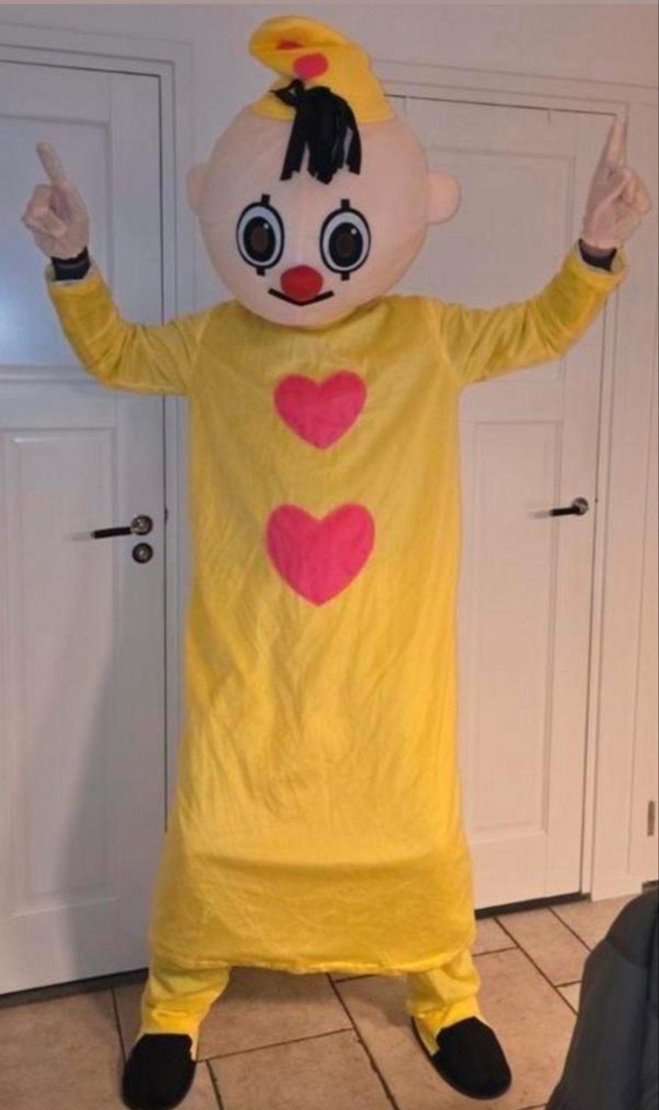 bumba mascotte pak - verjaardag feestje te huur, Hobby en Vrije tijd, Ophalen of Verzenden, Nieuw, Verjaardag