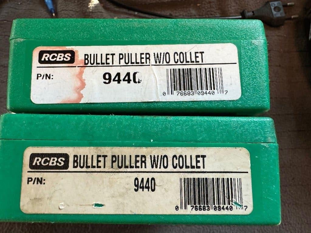 Rcbs bullet  puller sets herlaad, Ophalen, Gebruikt