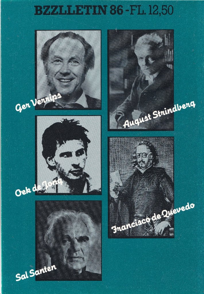 BZZLLETIN 86 – Ger Verrips/Oek de Jong – mei 1981, Verzenden, Nieuw, Overige typen